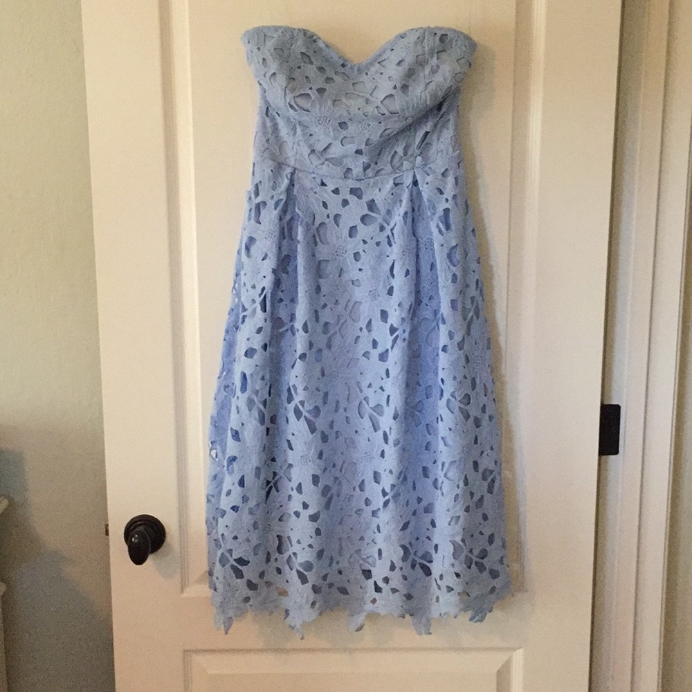 Francesca’s Ayla blue dress size M. EUC!